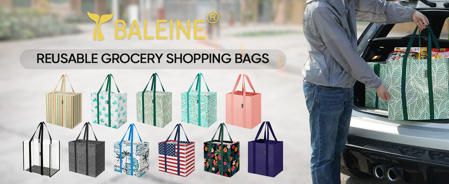 reusable grocery shopping bags