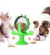 OwnLifeYF Interactive Cat Treat Leaking Toy for Small Dogs Original Slow Feeder Funny Dog Wheel P...
