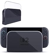 Custom Faceplate Cover for Nintendo Switch 2 Charging Dock, Anti-Scratch Switch 2 Dock Cover Clea...