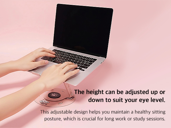 Mini Pink Rotating Stand for ipad