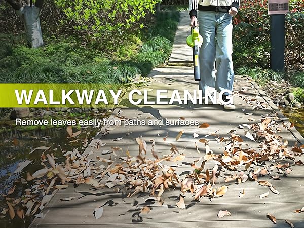 SnapFresh 20V Cordless Leaf Blower