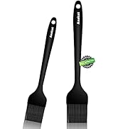 ANAEAT 2 Pack Silicone Basting Pastry Brushes - Heat Resistant Brush with Soft Bristles, Hygienic...