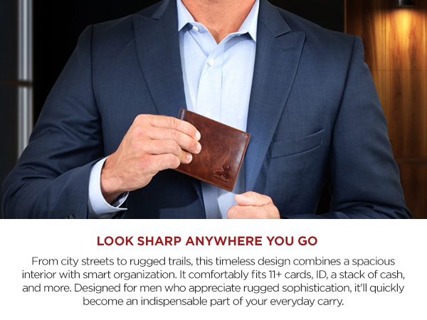 Look sharp anywhere you go