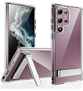 CEDO Kickstand for Samsung Galaxy S22 Ultra Case, 3-Way Adjustable with Metal Stand, Military-Gra...