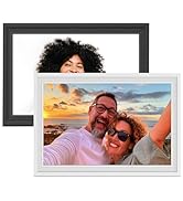 Digital Picture Frame 2 Pack, 10.1 Inch Frameo Digital Frame WiFi, 1280x800 HD IPS Touch Screen P...