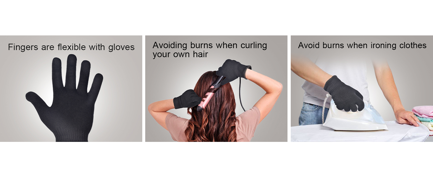 Heat Gloves for Hair Styling