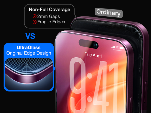 18 pro screen protector privacy glass