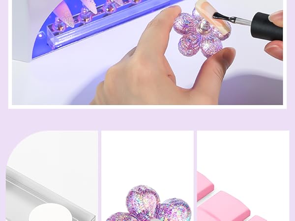 press on nails supplies nail tips stand clay putty for nails