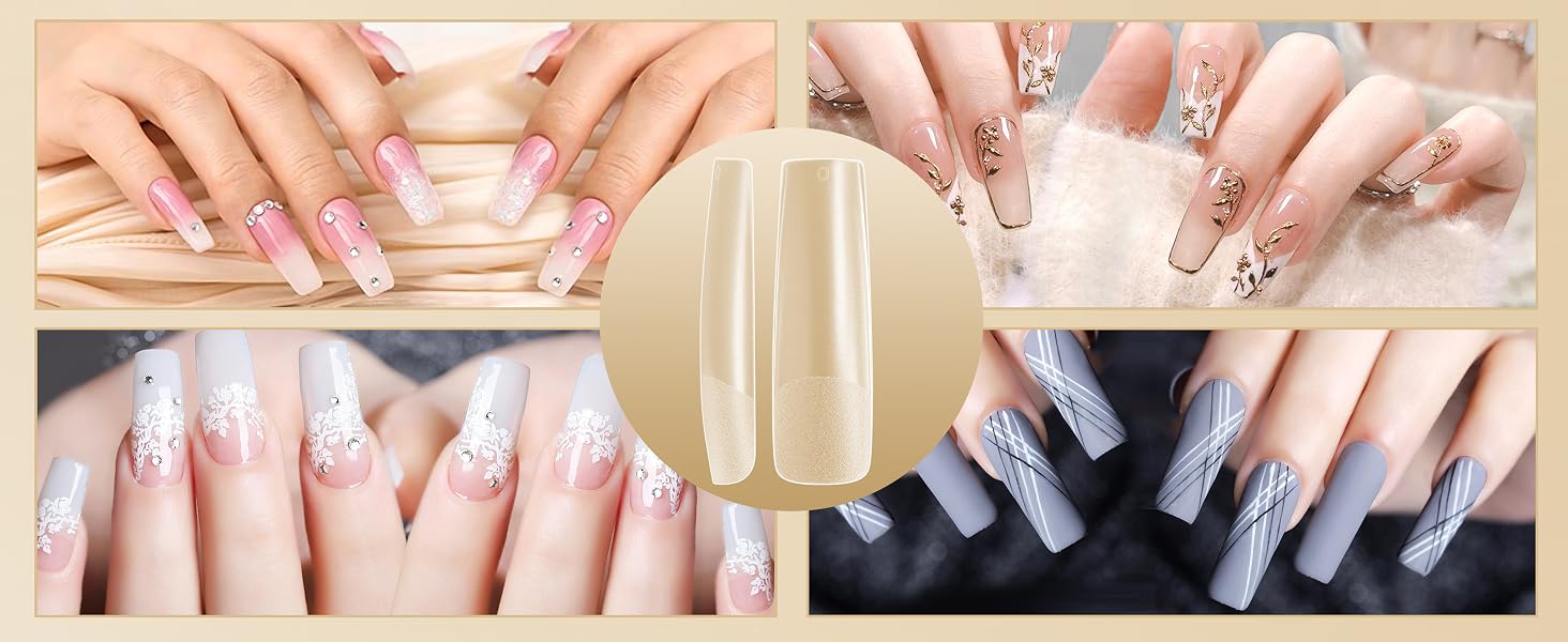 nail tips coffin