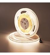 JOYLIT 24V LED Strip Lights Neutral White 11200lm CRI 90+, UL Listed 16.4ft Ultra Bright 1200LEDs...