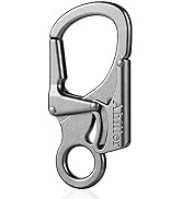 Ahiller Carabiner Clip, Double Anti-Misopening Locking Design, 3" Zinc Alloy Heavy Keychain for O...