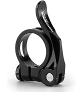 ROCKBROS Bike Seat Post Clamp 31.8/34.9mm Aluminum Tube Clamp Quick Release for 27.2-28.6mm/30.4-...