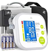 Greater Goods Upper Arm Blood Pressure Monitor for Home Use – Automatic One-Touch BP Machine, Wid...