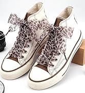 Leopard Organza Shoe Laces