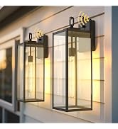 L LOHAS LED 20 Inch Large Size Dusk to Dawn Outdoor Wall Light Fixtures, Waterproof Anti-Rust Out...