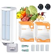 CABIBOX Compact Vacuum Sealer For Food, Handheld Vacuum Sealer Machine with 10 reusable vacuum se...