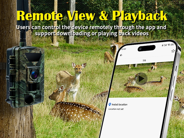 trail camera sends picture to cell phone