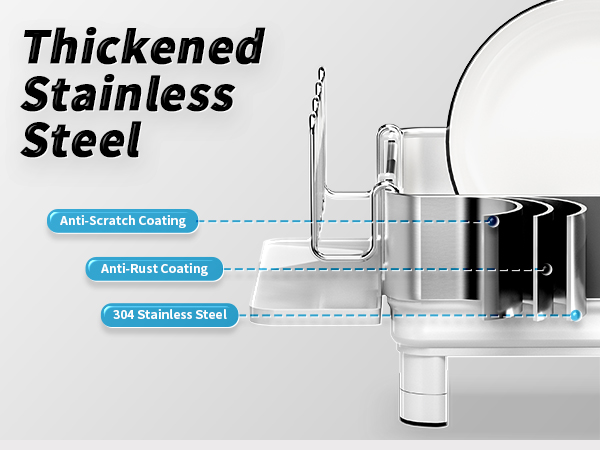 dish drainers for kitchen counter