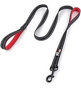 Pioneer Petcore Dog Leash 6ft long - Traffic Padded Two Handle - Heavy Duty - Double Handles Lead...