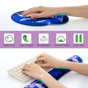 Wrist Rest Use Groove Design Fit Your Hands Better