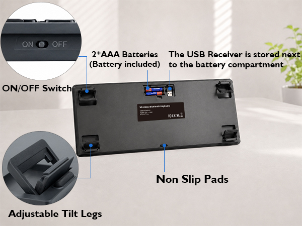 wireless Bluetooth keyboard