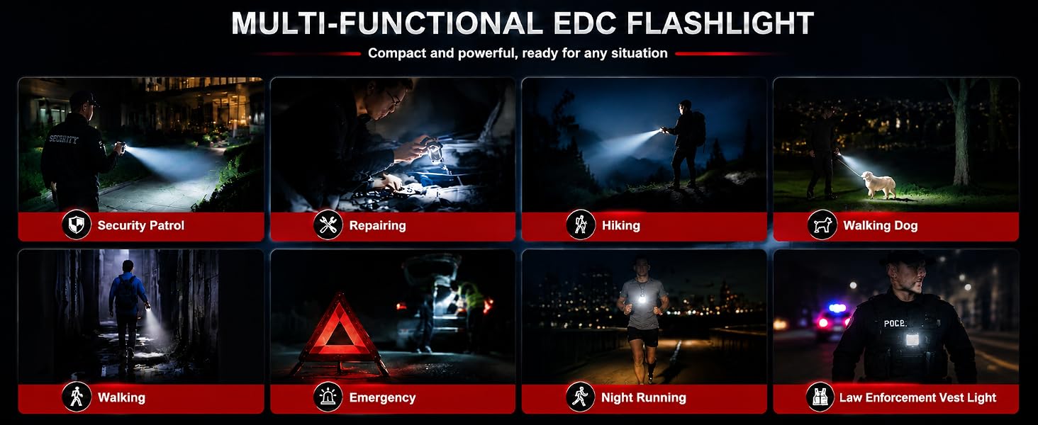 led flashlight rechargeable