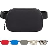 Vankor Cute Waist Bag for Women Cross Body, Black