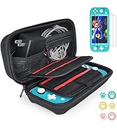 Hestia Goods Switch Case Compatible with Nintendo Switch Lite with 2 Pack Screen Protector & 6 Pc...