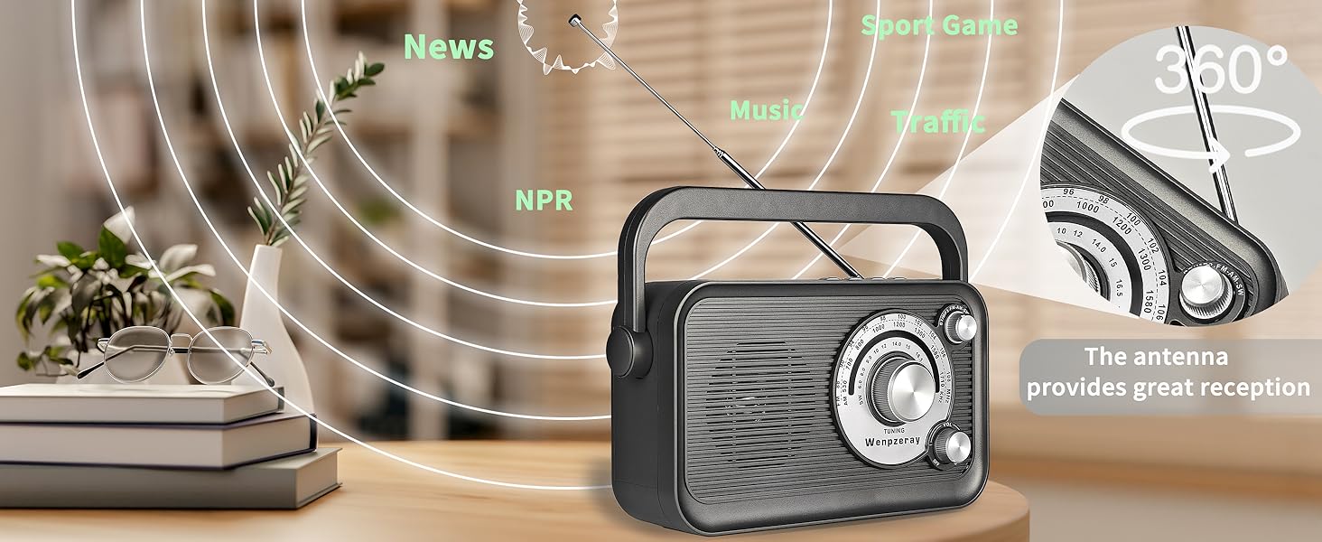 The D218 radio has good signal reception