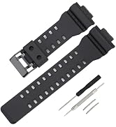 Waterproof Silicone Watch Strap Replacement For Casio Shock GA-110/GA-100/GA-120/GA-140/GA-150/GA...