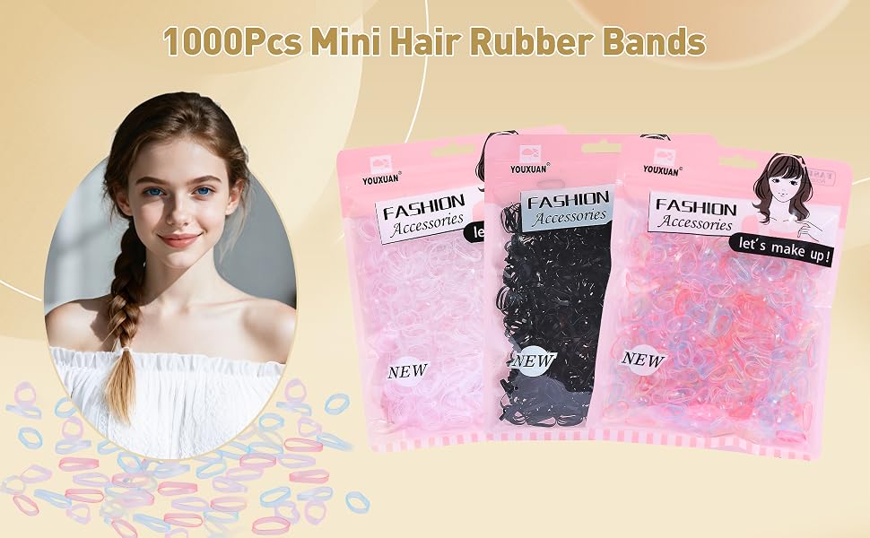 Mini Hair Rubber Bands- main picture
