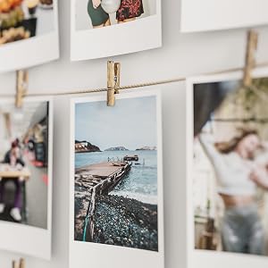 mini clothespins picture wall craft scrapbook