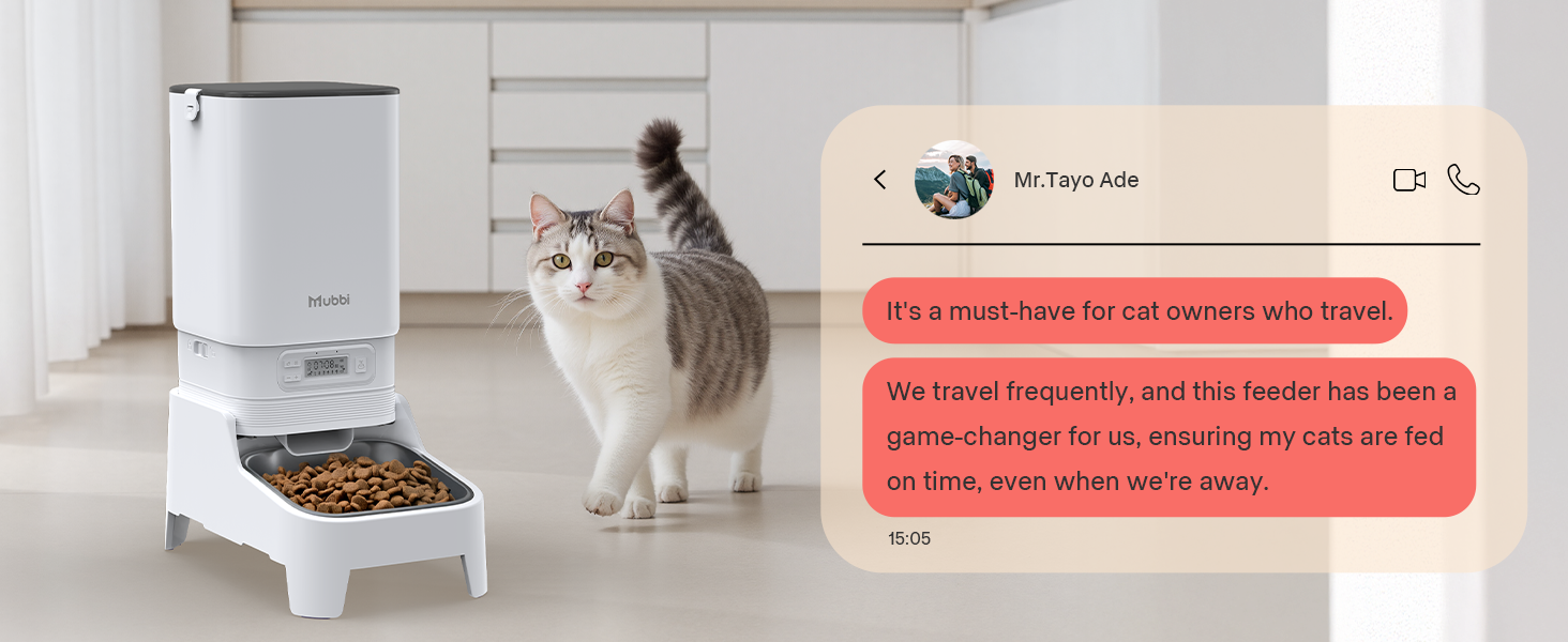 automatic cat food dispenser