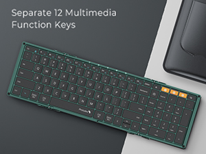 XK01 full size foldable keyboard green