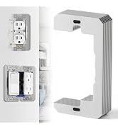 WooFog 10 Pcs Wall Plate Spacers,Flush Fit Device Leveling Plates,Electrical Box Outlet Shims,Thi...