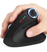 SABLUTE MAM51 Ergonomic Mouse, Bluetooth Mouse with Side Scroll Wheel | Wireless Mouse for Small ...