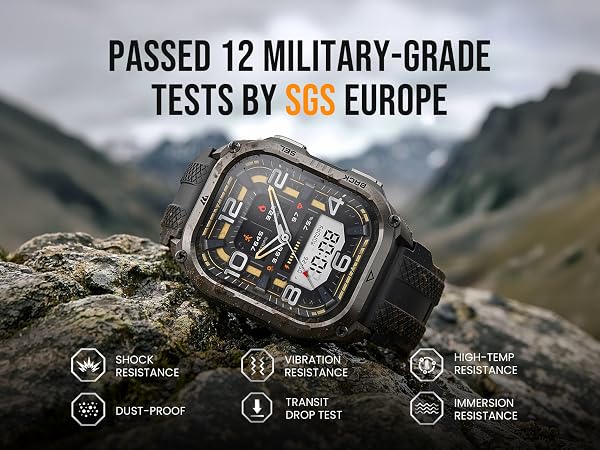 Military-grade smart watch
