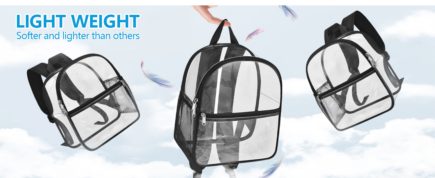 children see through school book bag