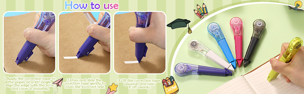 Correction Tape Pens