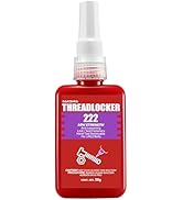 ESKONKE Purple Thread Locker 222 - Removable Threadlocker Metal Glue for Nuts, Bolts, Fasteners S...