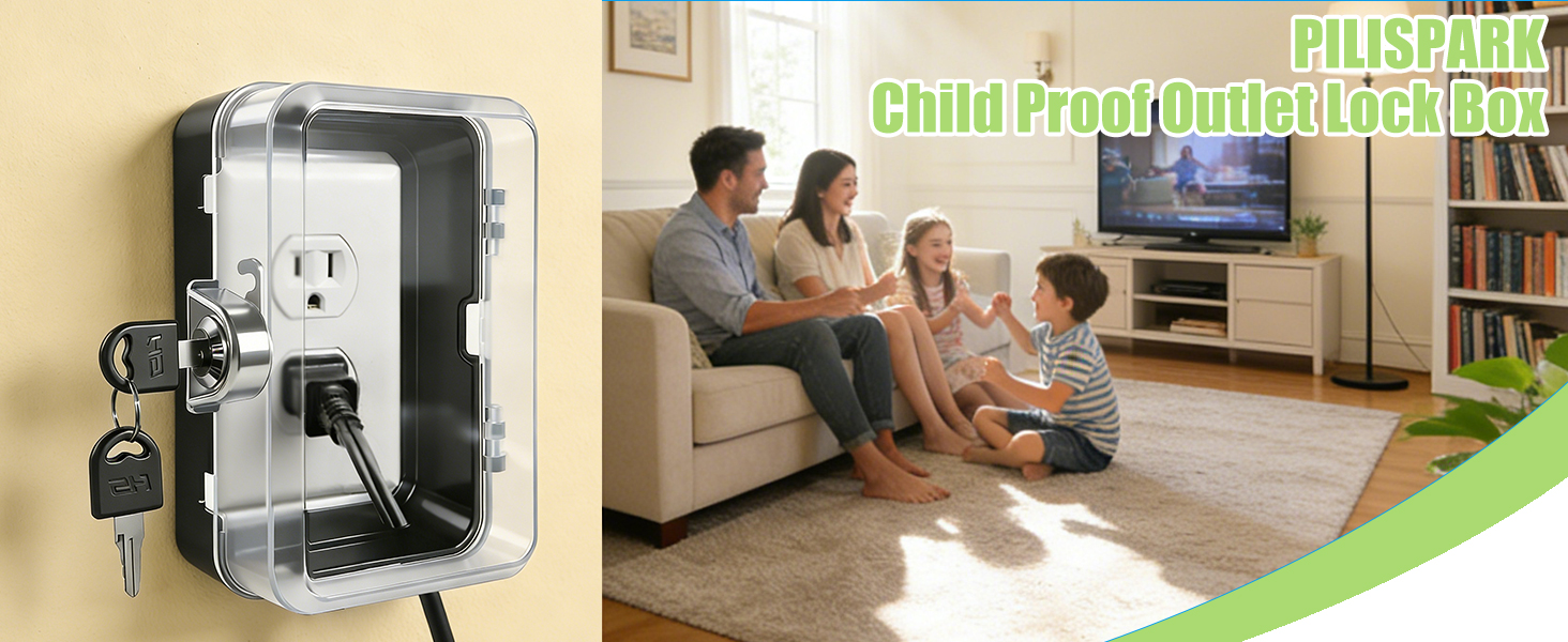 Child Proof Outlet Lock Box