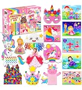 Unicorn Craft Box-12 Projects Fun Arts and Crafts for Kids Ages 4-8,Creative Educational Activity...