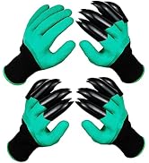 DCCPAA Garden Gloves with Claws,Claw Gardening Gloves for Digging,Planting, Weeding, Seeding-Wate...