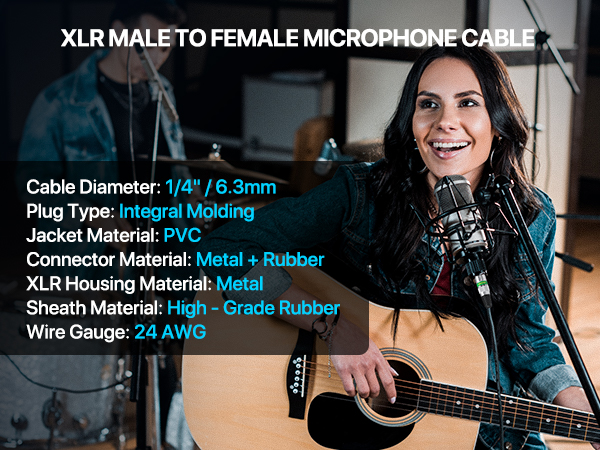 a woman playing guitar in a recording studio