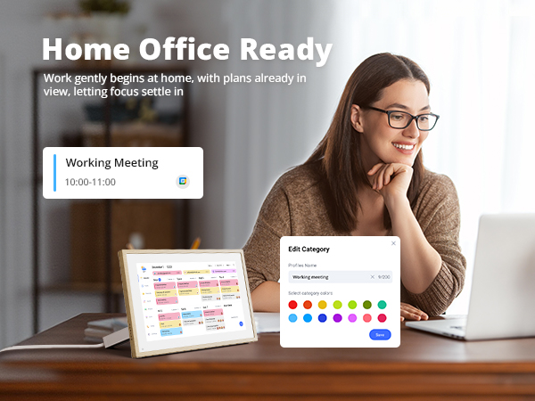 digital calendar wall touch screen