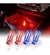 4 PCS USB LED Ambient Night Lights, Mini Multi-Color Touch Control Lights with Adjustable Brightn...