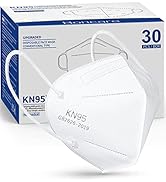 Boncare KN95 Face Mask 30 PCs, 5-Layer Face Mask for Men & Women Filter Efficiency=95%, Breathab...