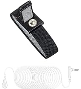 LAXVAPIU Grounding Wristband Grounding Bracelet Wrist Straps for Pain Relief Sleep Earth Connecte...