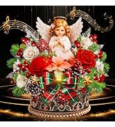 APOTODITO Christmas Card, Christmas Angel Card with Music and Lights, Gifts for Kids, Family, Wom...