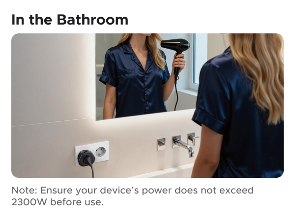 UGREEN eu plug Travel adapter